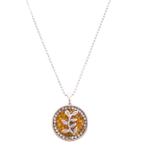 Circle Silver Pearl