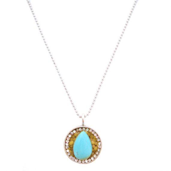 Circle Blue Stone